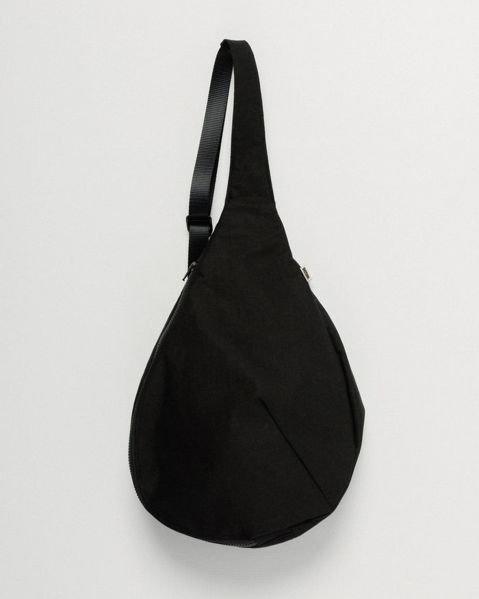 Crescent Crossbody Sling Bag - Black