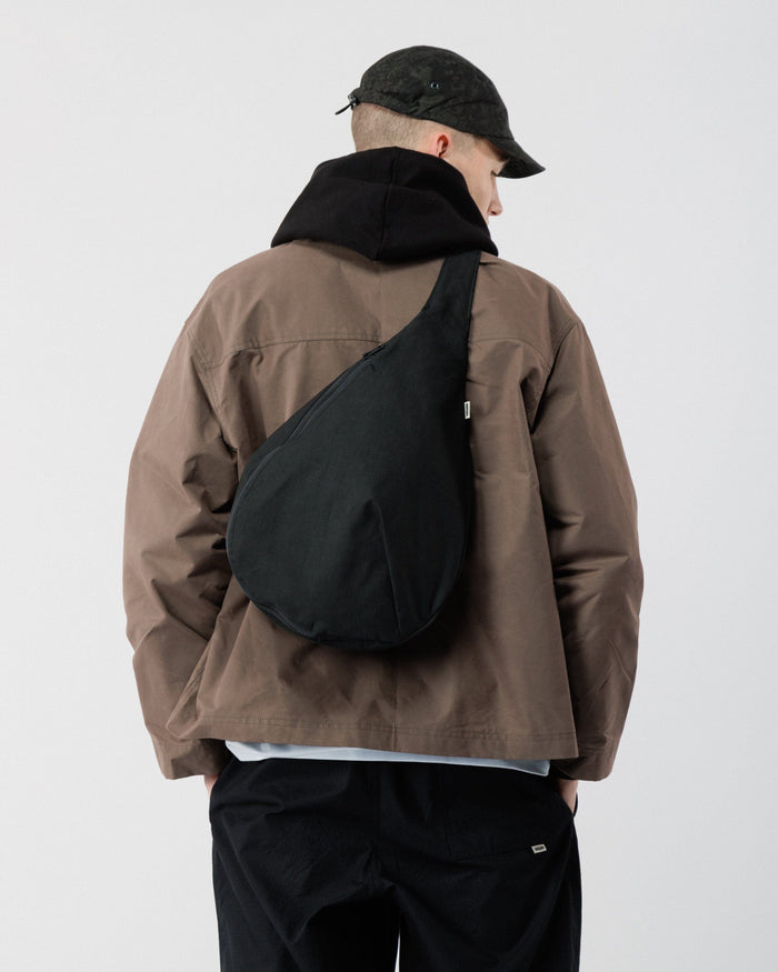 Crescent Crossbody Sling Bag - Black