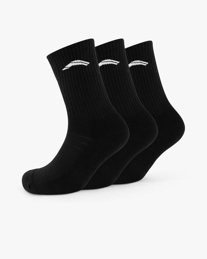Crew Socks 3 Pack - Black