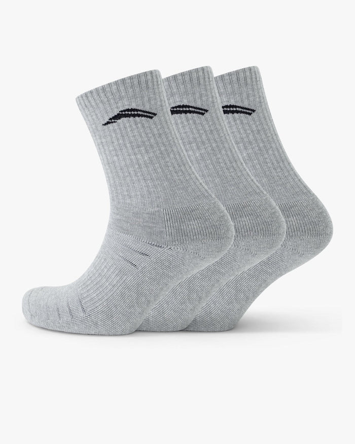 Crew Socks 3 Pack - Grey