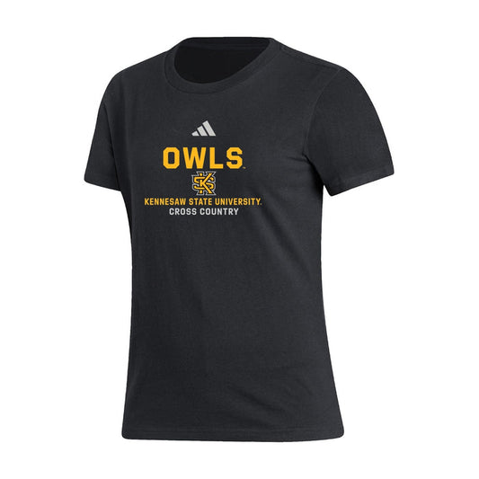CROSS COUNTRY : Women's Fresh Short Sleeve Tee  - Black