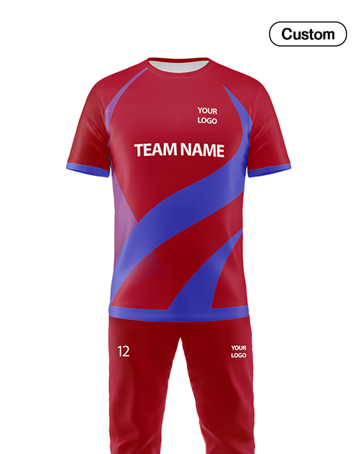 Custom Cricket Uniform - Two-Tone Accent - Personalized Team Kit