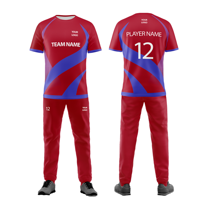 Custom Cricket Uniform - Two-Tone Accent - Personalized Team Kit