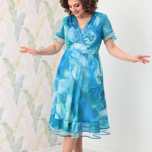Dana - Robe midi aérienne pour femmes