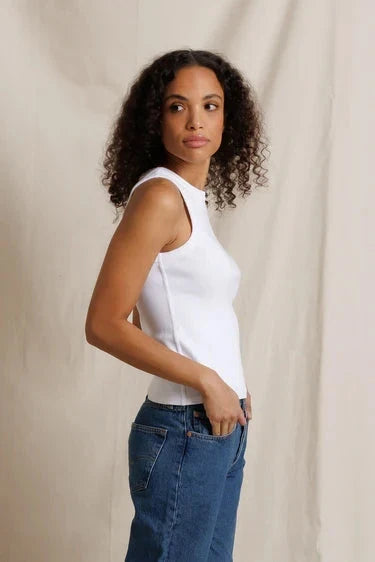 Daphne Rib Tank-Tee Shirts-Uniquities