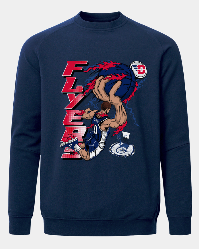 Dayton Slam Dunk Meridian Navy Crewneck
