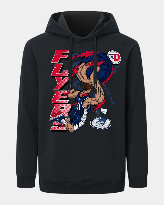 Dayton Slam Dunk Singular Black Hoodie