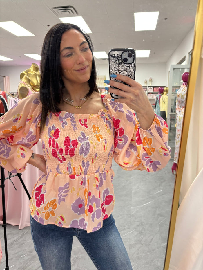 Deleon Square Neck Blouse - Intimate Whispers