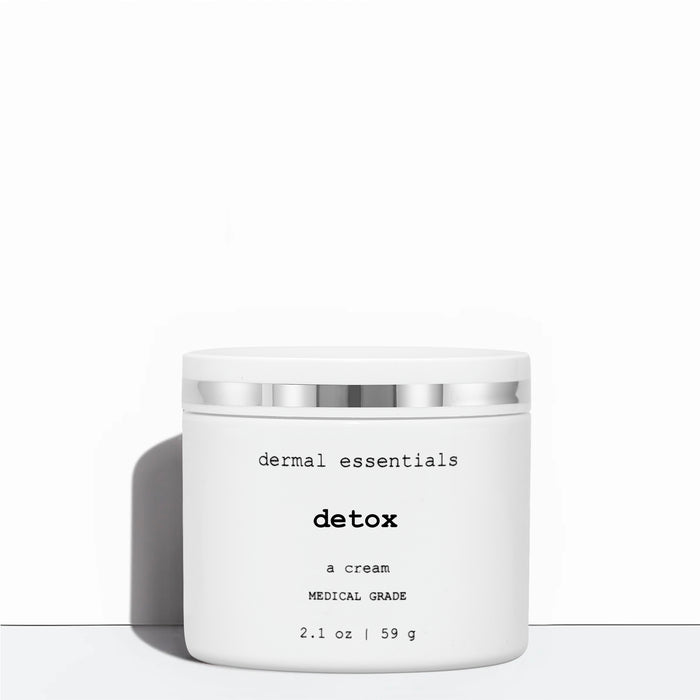 acne detox mask with sulfur and bentonite clay for clearing pores and reducing breakouts by dermal essentials