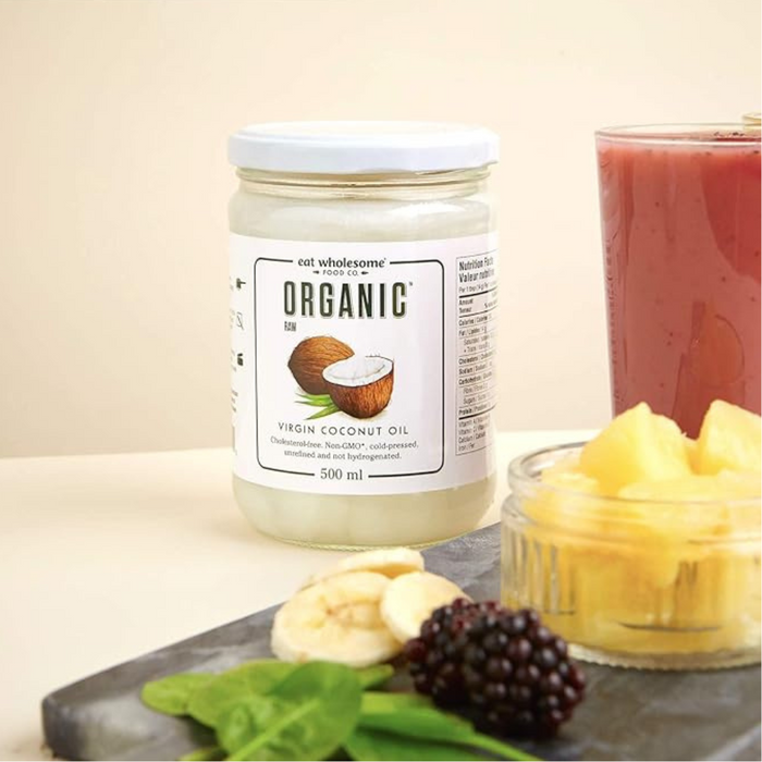 Eat Wholesome Organic Raw Cold-Pressed Virgin Coconut Oil 500ml