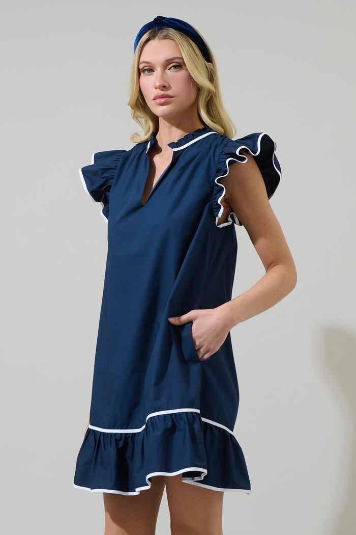 Ebba Shift Mini Dress