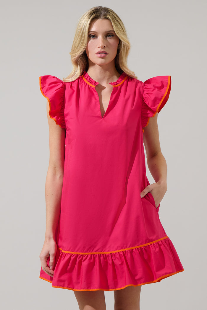 Ebba Shift Mini Dress