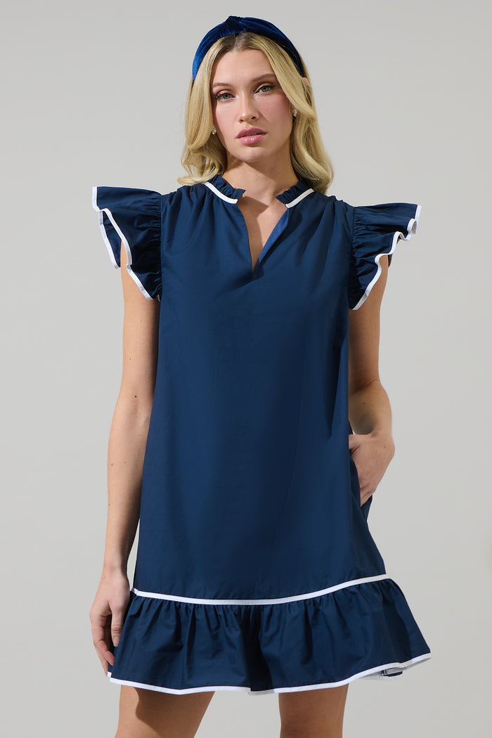 Ebba Shift Mini Dress