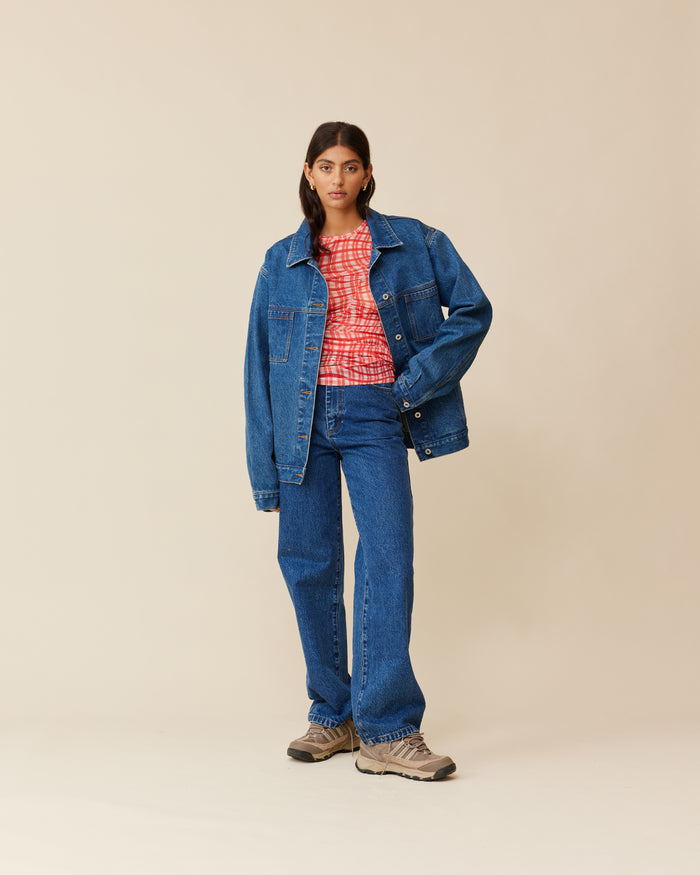 EDDIE DENIM JACKET  INDIGO