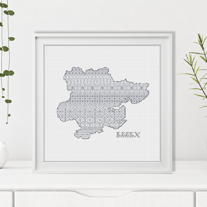 Essex Blackwork Blackwork Pattern by Peppermint Purple