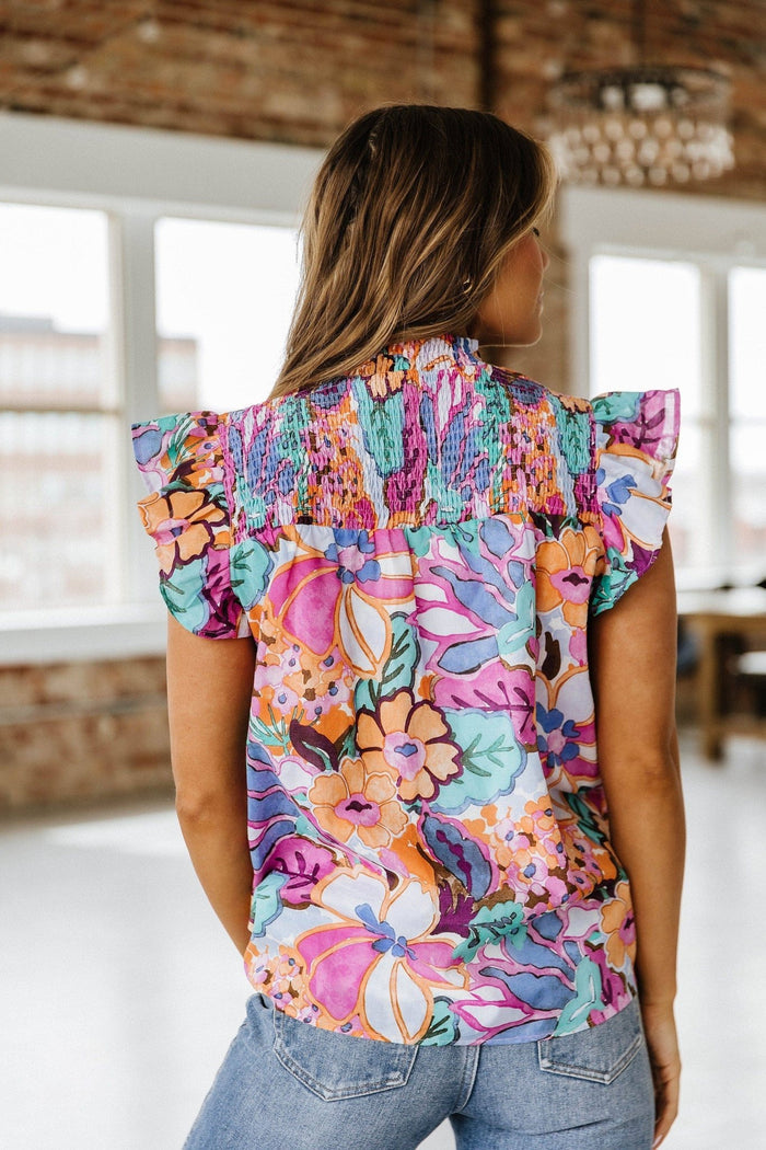 Evelynn Smocked Blouse - Intimate Whispers