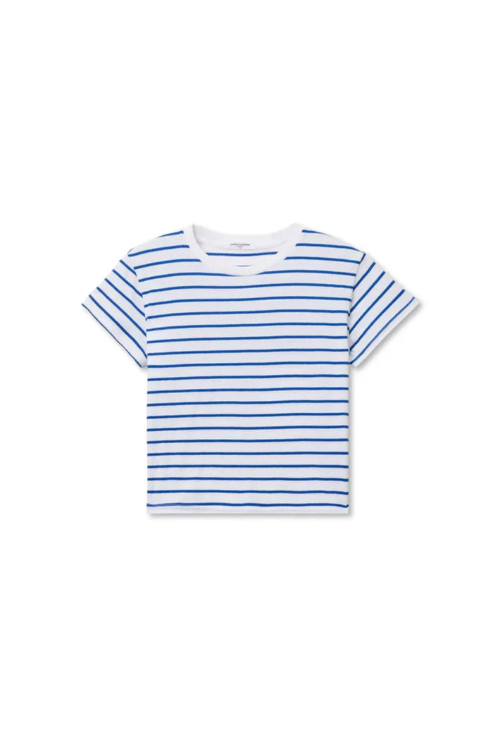Everett Stripe Boxy Tee-Tee Shirts-Uniquities