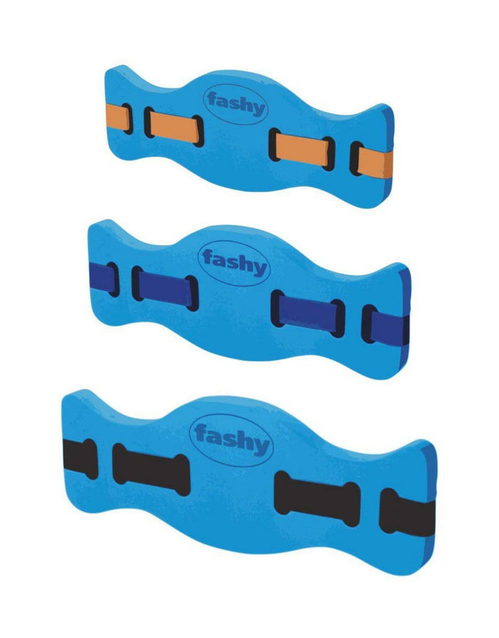 Blue Fashy aqua jogging belt with colorful swim floaties