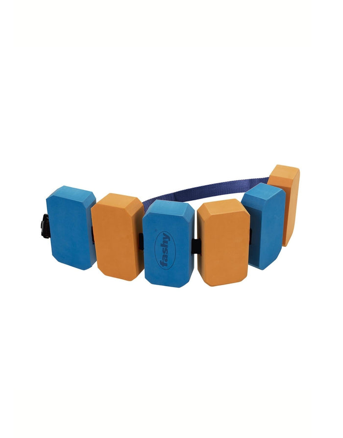 Fashy Sima Childrens swim belt in blue orange foam with adjustable strap