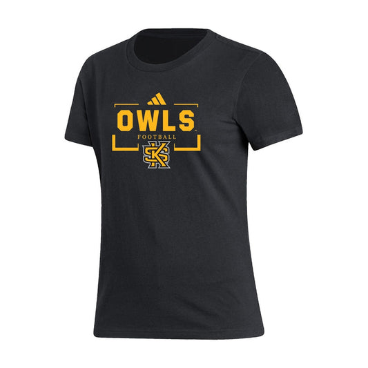 FOOTBALL : Women's Fresh Short Sleeve Tee  - Black