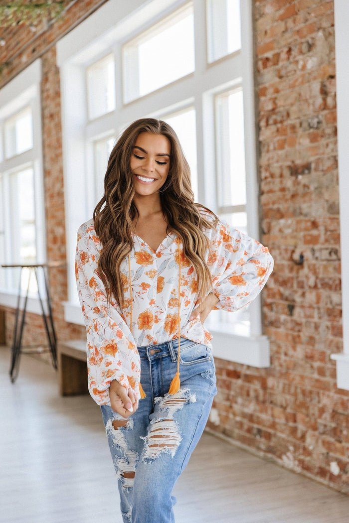 Frances Floral Boho Top - Intimate Whispers