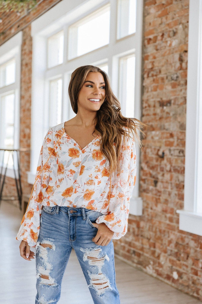 Frances Floral Boho Top - Intimate Whispers