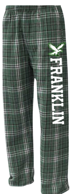 Franklin Flannel Pants, Vertical Logo (YS-AXL)
