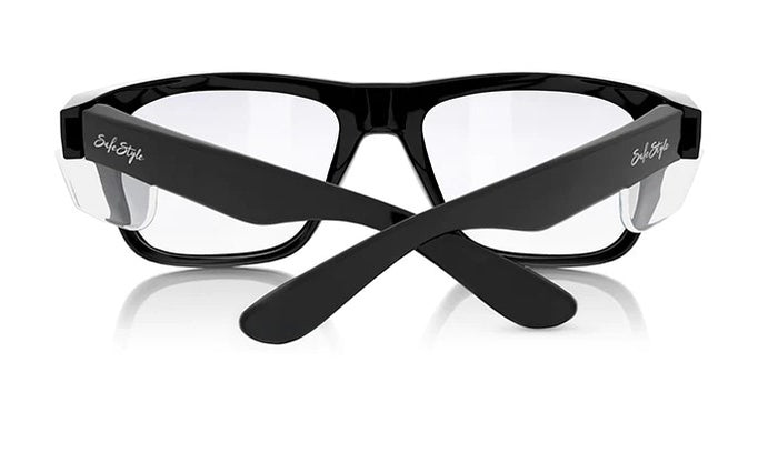 Fusions Black Frame Clear Lens FBC100