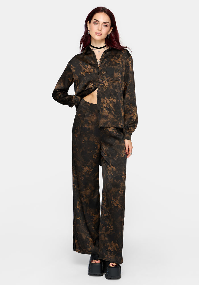 Gallo Satin Jacquard Shirt