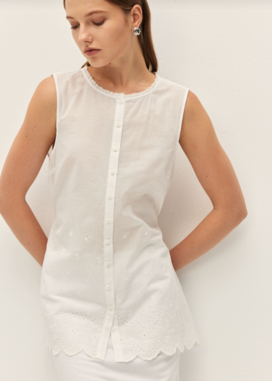 Giselle Top - Cannoli Cream