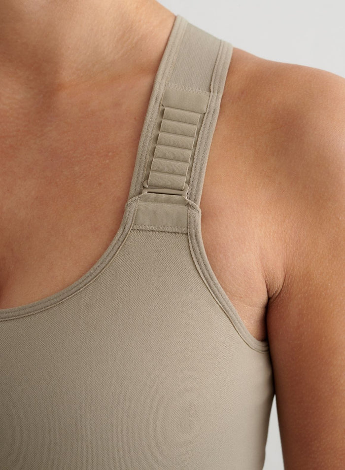 Green Tea Ribbed Seamless High Support Bralette