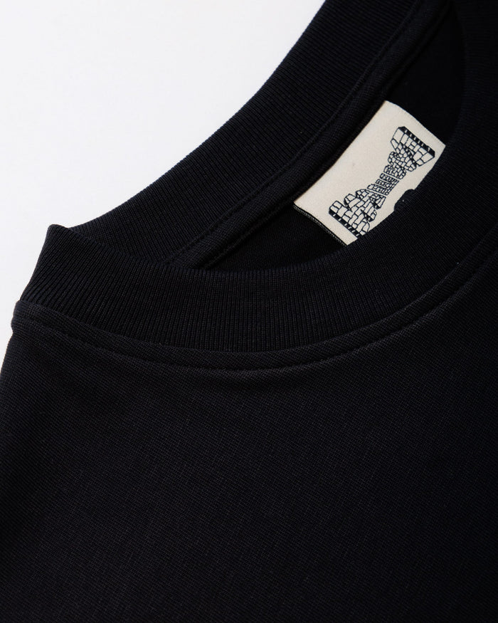 Grounded Logo Cropped T-Shirt - Black