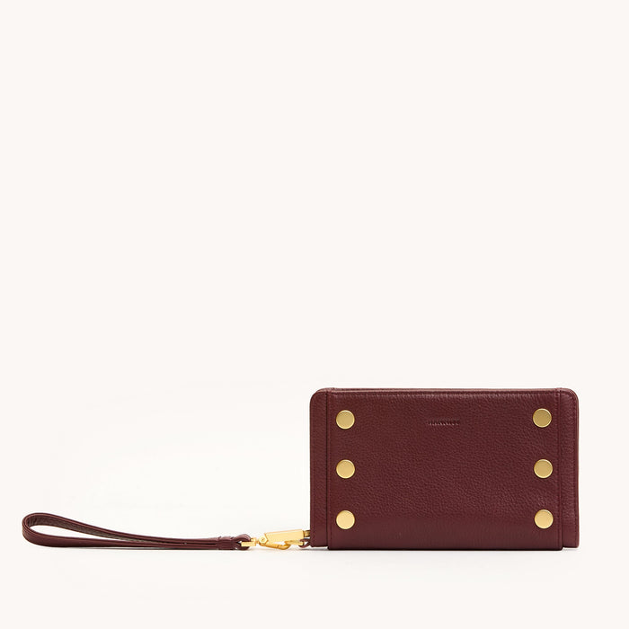 cherrywood pebble Hammett wallet
