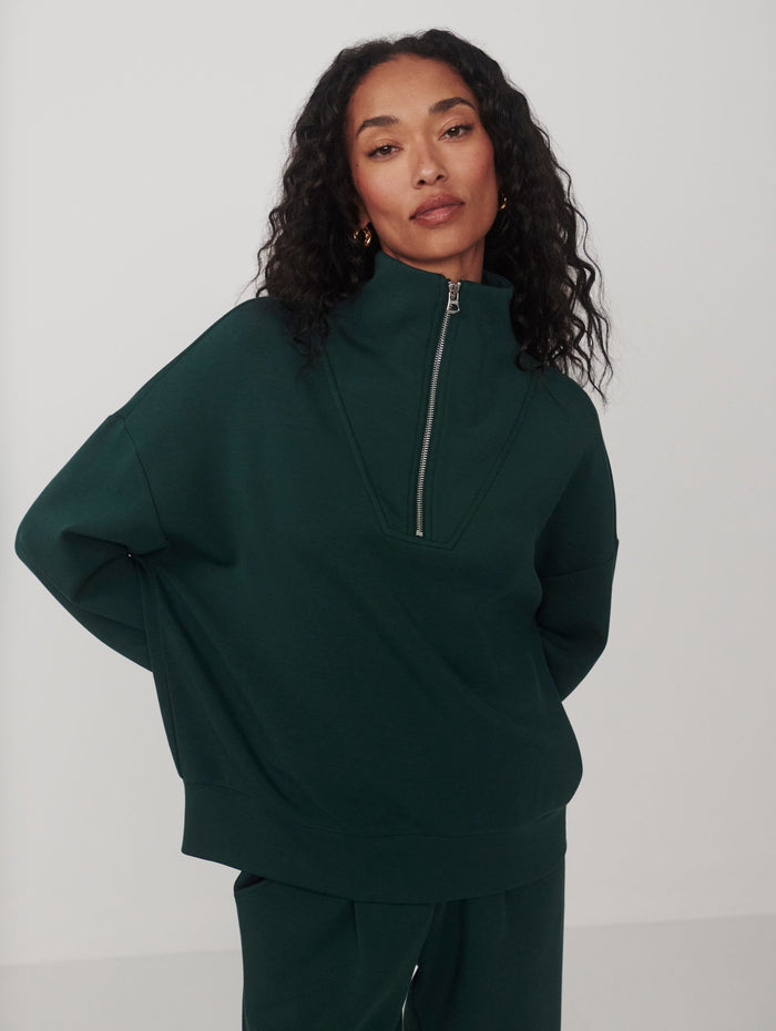 Hawley Half Zip Sweat-Lounge-Uniquities