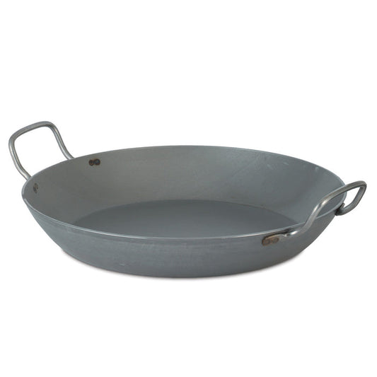 Heavy Duty French Steel Paella Pan 14 inch