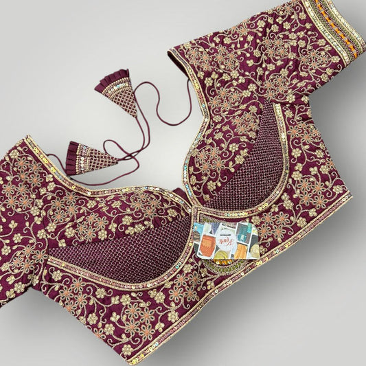 Heavy party wear blouses - Kurti Connection USA