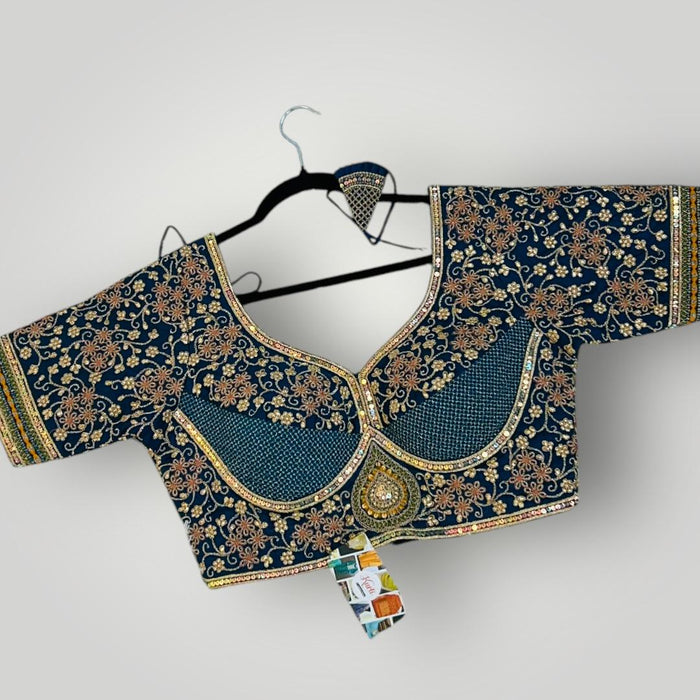 Heavy work blouse - Kurti Connection USA