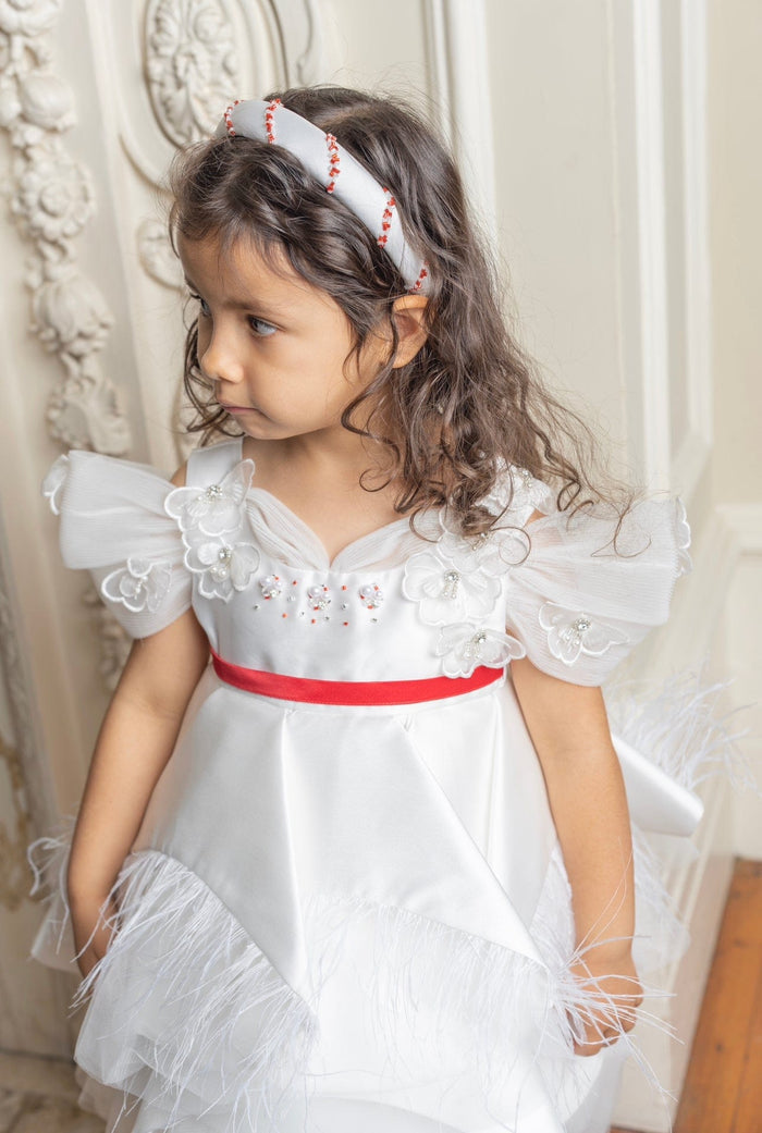 Holly Candy Cane Headband - Petite Maison Kids