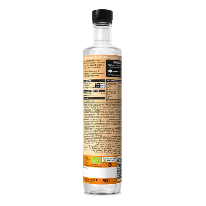 Hunter & Gather Organic C8 MCT Oil 500ml