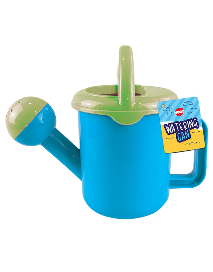 Hydrokidz childrens watering can toy in blue and green with white spout