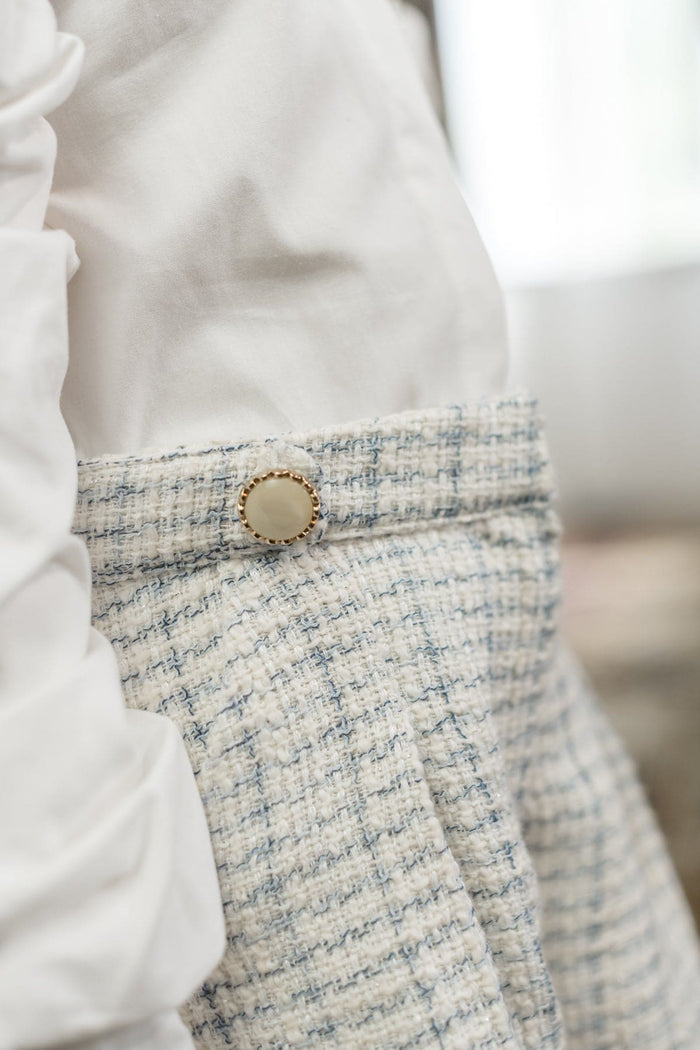 Iris Blouse and Tweed Shorts Set - Petite Maison Kids