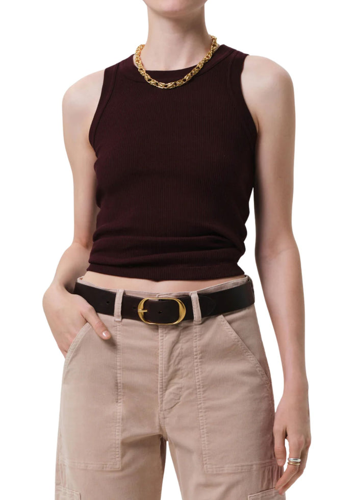 Isabel Rib Tank-Tee Shirts-Uniquities