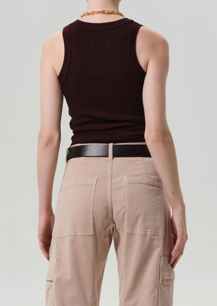 Isabel Rib Tank-Tee Shirts-Uniquities