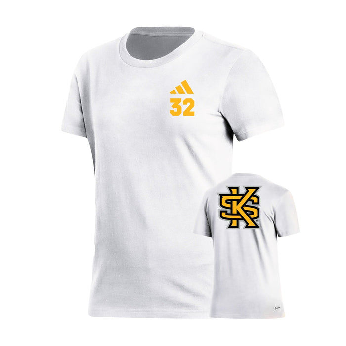 Jaden Martin-Burgess : Women's Fresh Short Sleeve Tee  - White