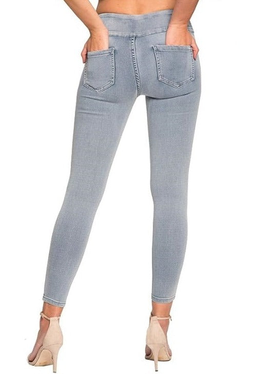 "Jane" Power Stretch Skinny Jean in Vintage Light Denim - JANE-VDM