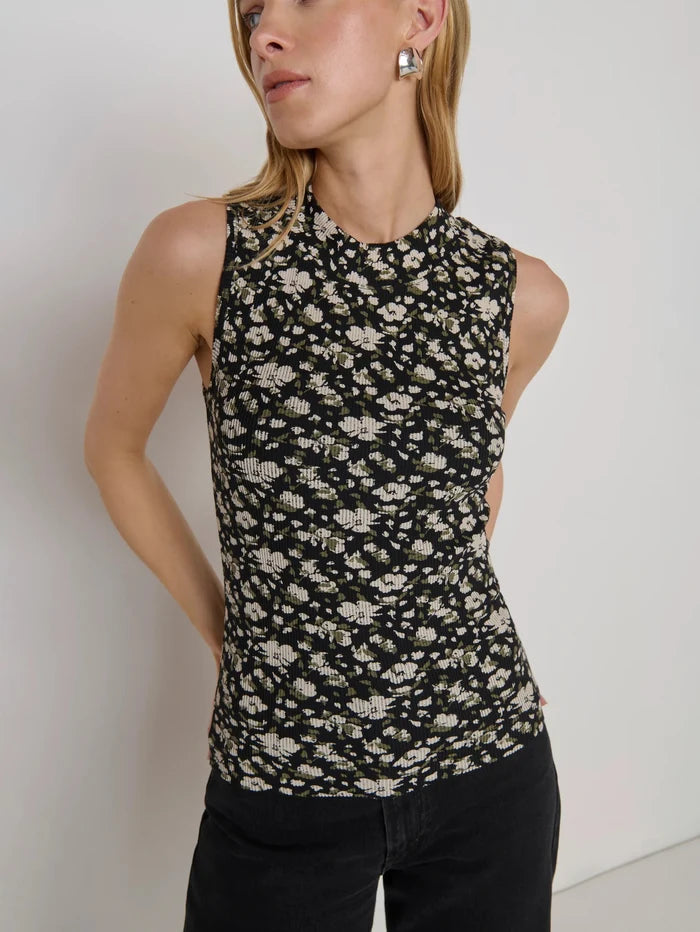 Joan Sleeveless Mock Neck-Tops/Blouses-Uniquities