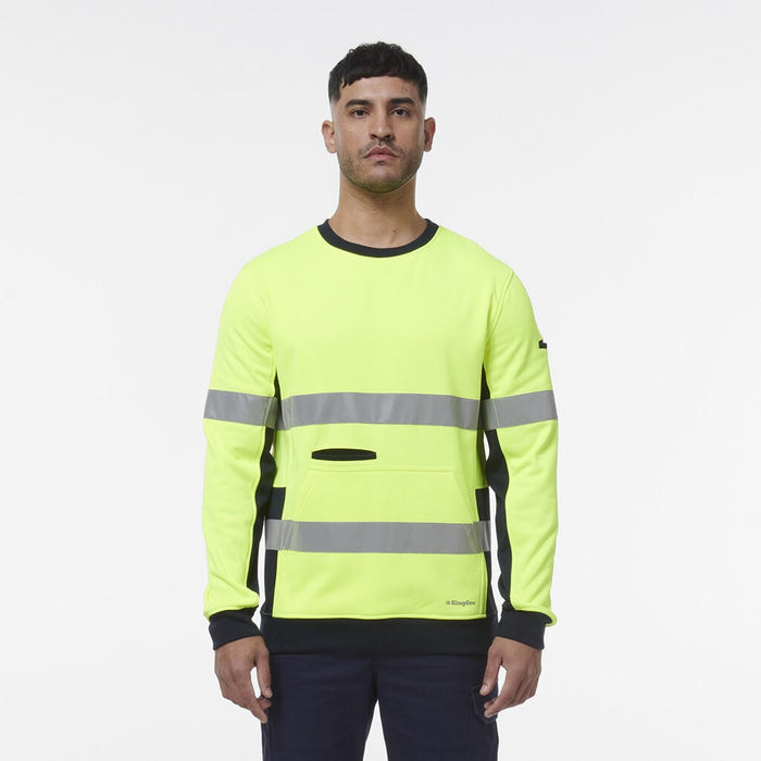 Jumper Hi Vis Crew Neck Fleece