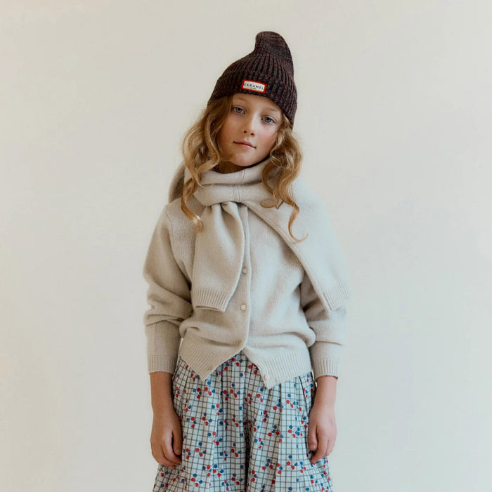 Kids Cashmere Rosa Cardigan - Ecru