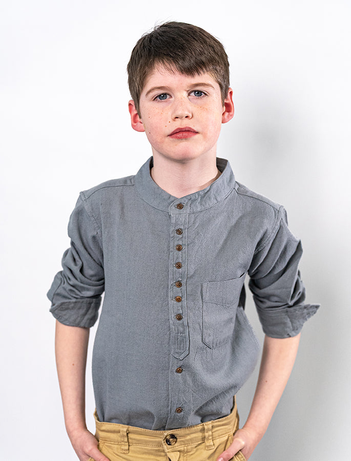 Kids Unisex Grandfather Shirt - Cloud #color_cloud