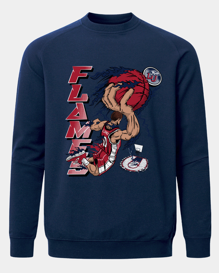 Liberty Slam Dunk Meridian Navy Crewneck